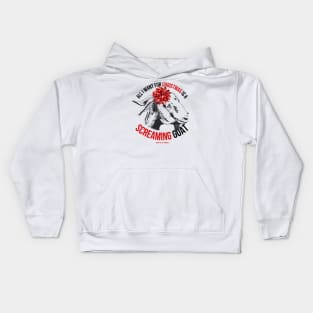 Christmas Goat Kids Hoodie